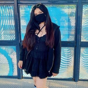 Morbid threads corset top